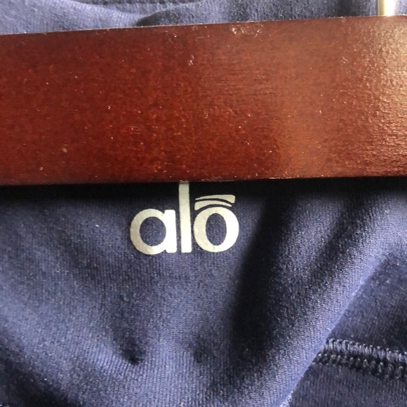 **SOLD** ALO Yoga Moto High Waist Leggings (Navy) - Picture 8 of 8